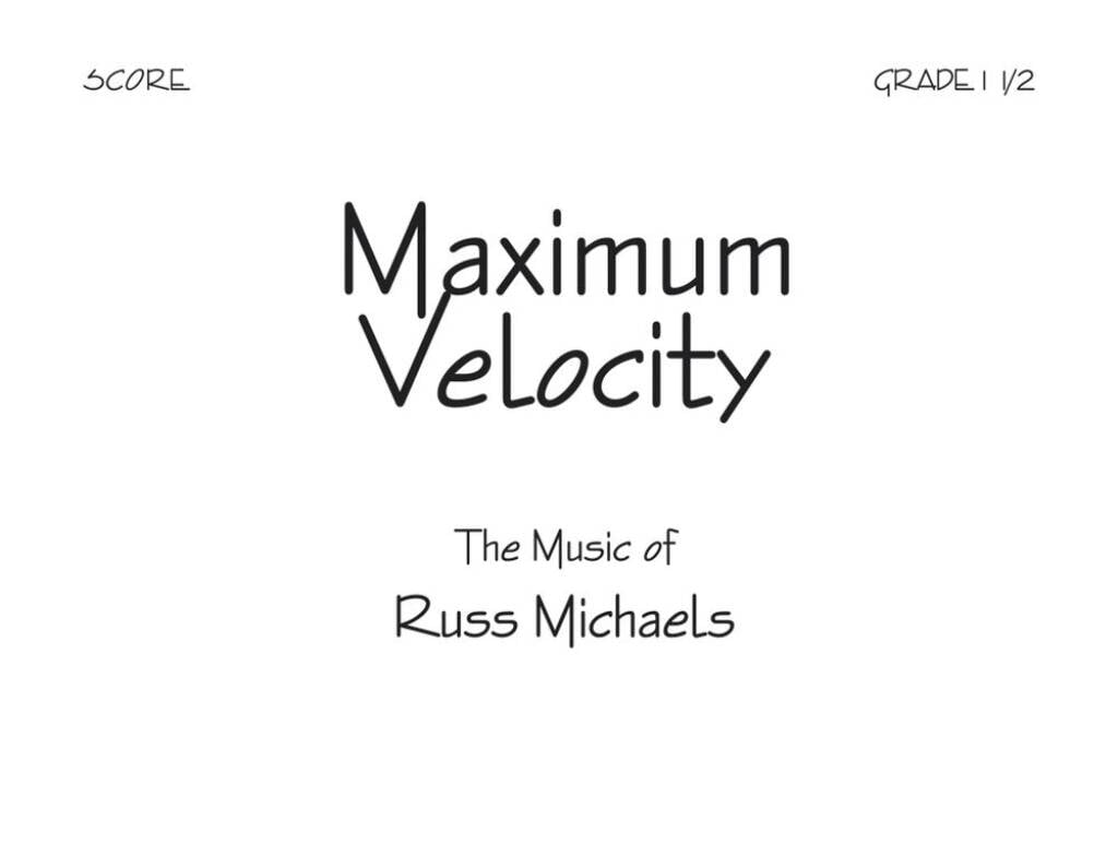Maximum Velocity